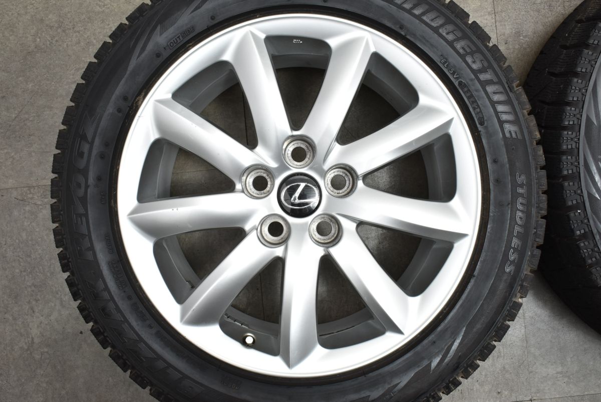 良好品】レクサス LS 純正 18in 7.5J +32 PCD120 ブリヂストン
