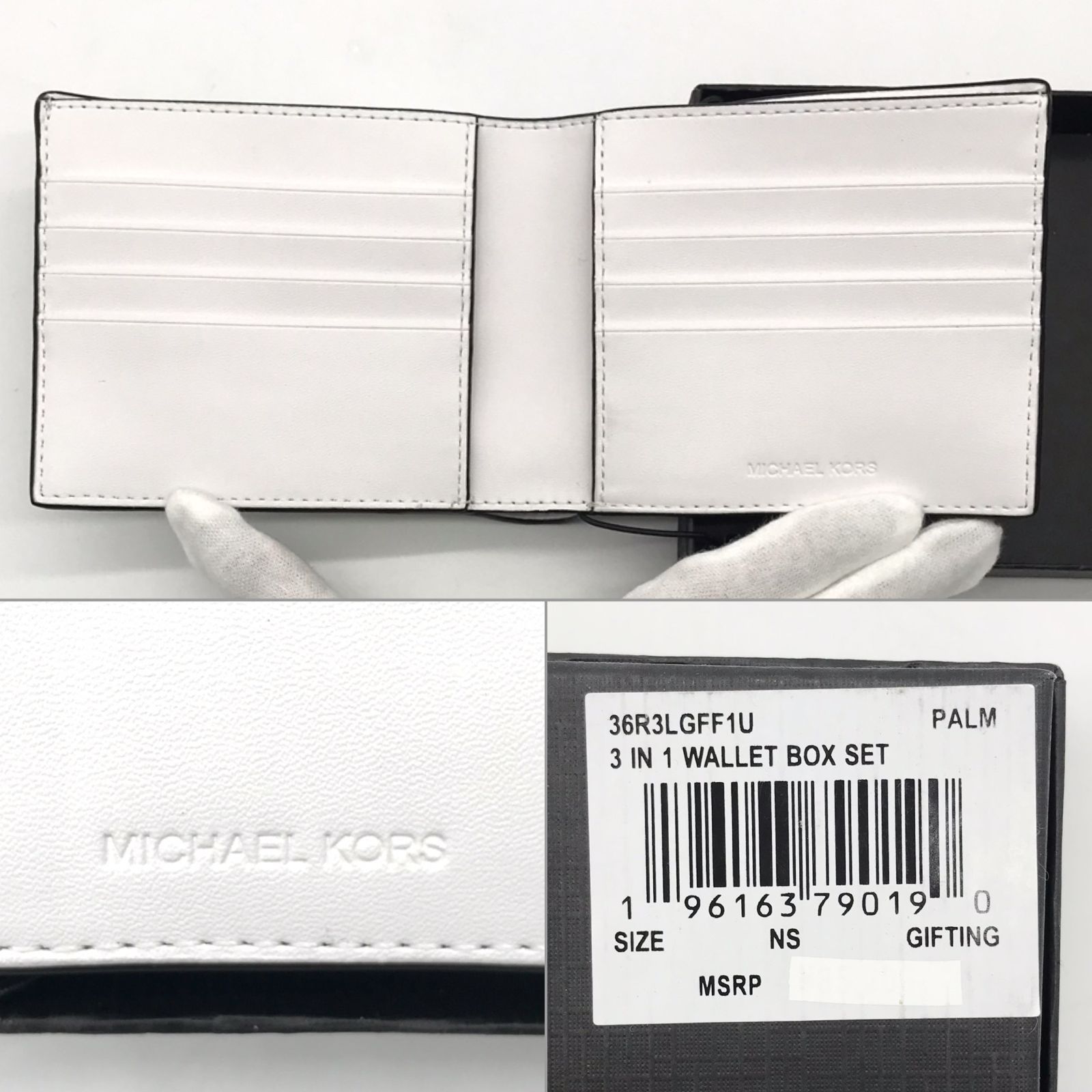 世界的に マイケルコース 3IN1 WALLET 財布 カードケース 2点セット