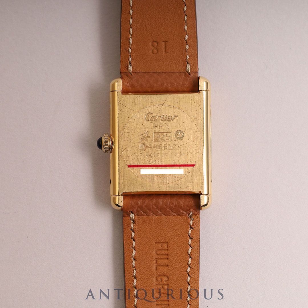 カルティエ マストタンク LM 手巻き アイボリーローマン文字盤 - メルカリ