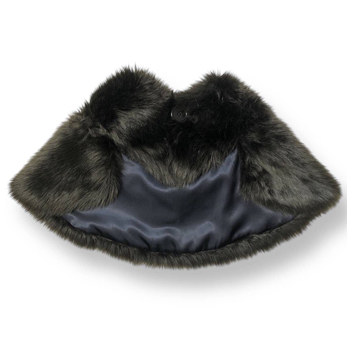 archive tricot COMME des GARCONS far design capeファーデザインケープ カーキ トリコットコムデギャルソン