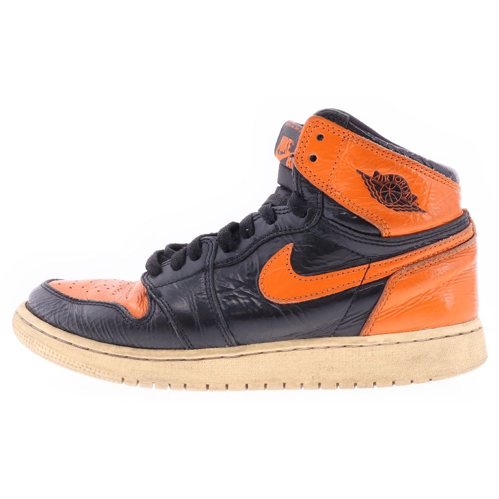 NIKE (ナイキ) GS AIR JORDAN 1 RETRO HIGH SHATTERED BACKBOARD 3.0 エアジョーダン1レトロハイ シャッタードバックボード ハイカットスニーカー レディース 575441-028