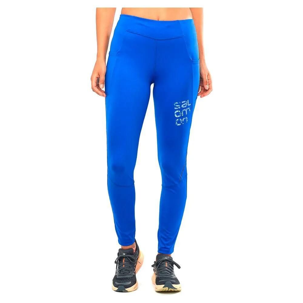 お取り寄せ ２～４週間で発送 サロモン クロス ラン 28 レギンス レディース NauticalBlue t SALOMON Cross Run 28 Leggings t