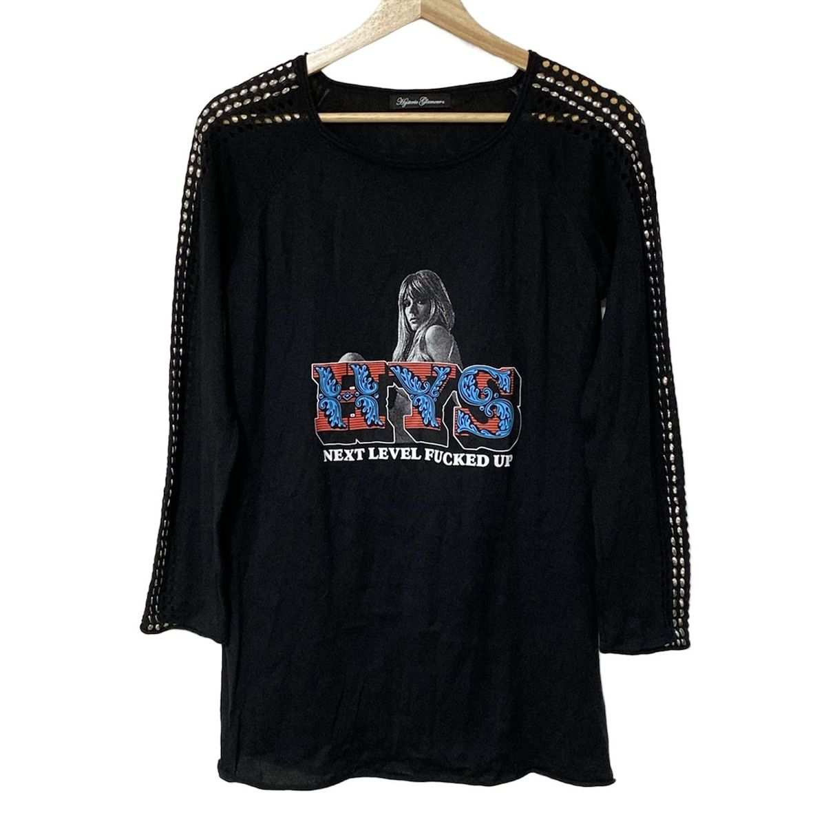 希少レア　ヒステリックス90s 長袖ラメボーダーカットソー ヒステリックス ヒステリックグラマー 90s 長袖ラメボーダー