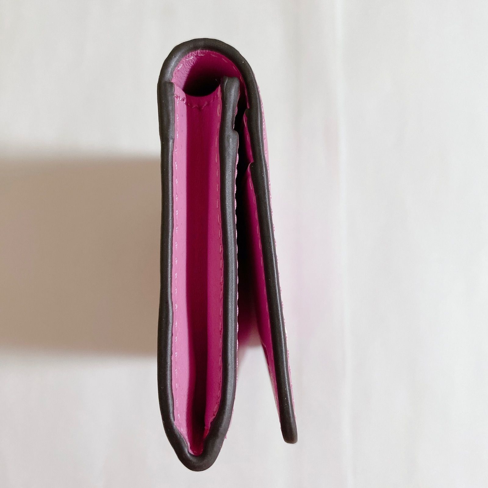 FURLA 【フルラ】 カードケース 名刺入れ レザー ピンク 美品 箱