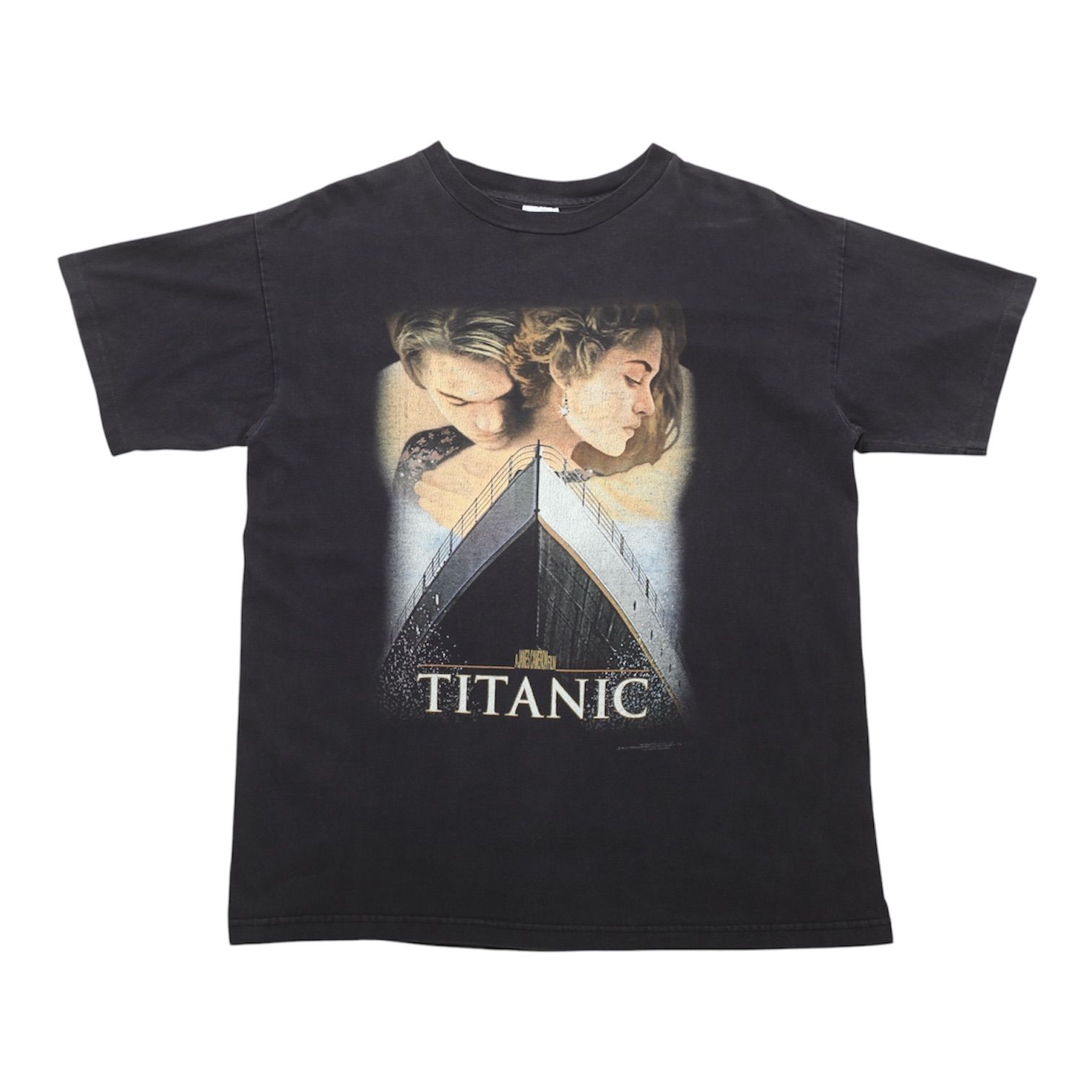 90s TITANIC ムービー プリント Tシャツ ブラック L - メルカリ