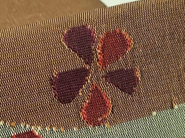 平和屋着物■極上　絲藝苑　上島洋山　八寸名古屋帯　舞花文　ますいわ屋扱い　逸品　DZAA8825kh5 平和屋着物□極上 絲藝苑 上島洋山 八寸名古屋帯 舞花文 ますいわ屋