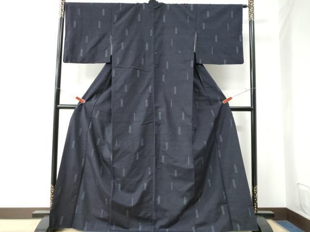 平和屋着物○結城紬 80亀甲 吉祥文 正絹 逸品 未使用 CAAU3025yc