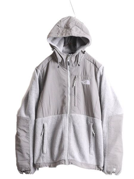 お得なクーポン配布中!】 ノースフェイス フード付き デナリ ジャケット レディース M / 古着 The North Face フリース ブルゾン  パーカー ジャンパー 2トーン 灰 系 - メルカリ