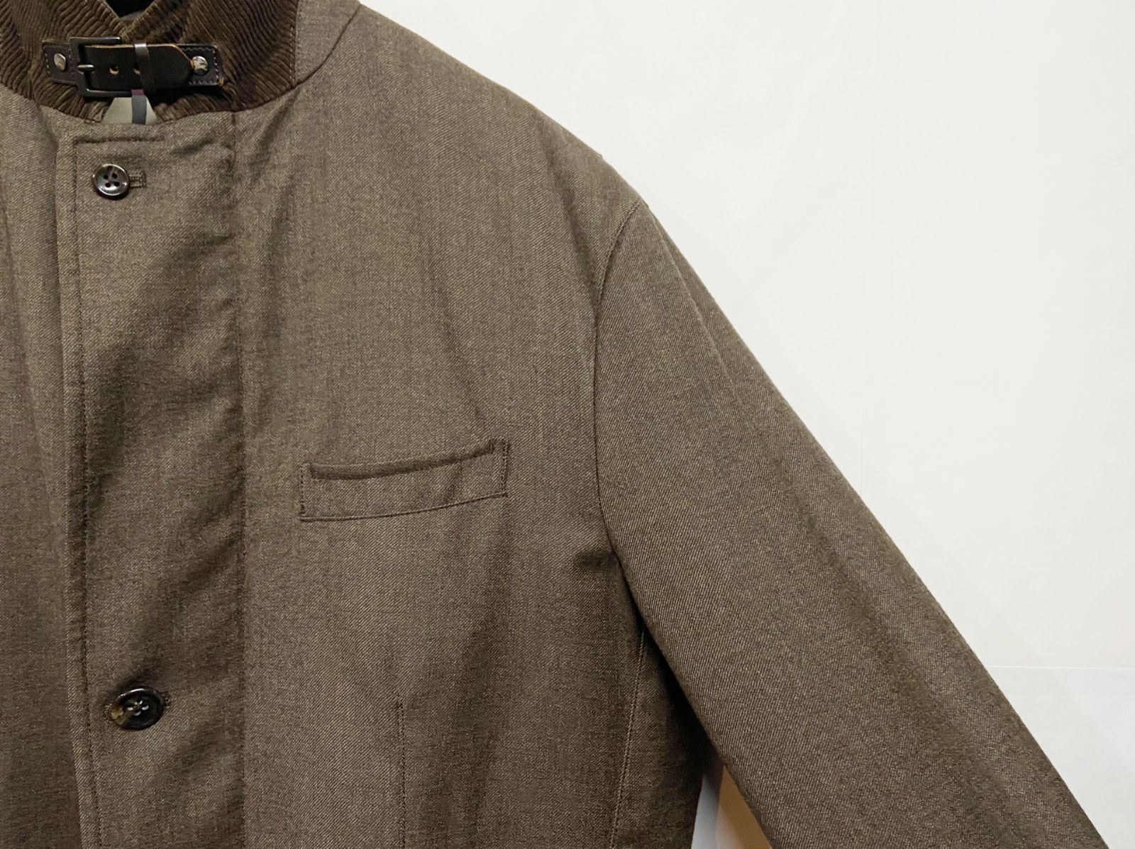 BURAERRY LONDON カシミヤ混　ダウンジャケット　コート BURBERRY LONDON バーバリー カシミヤ混ダウンジャケット