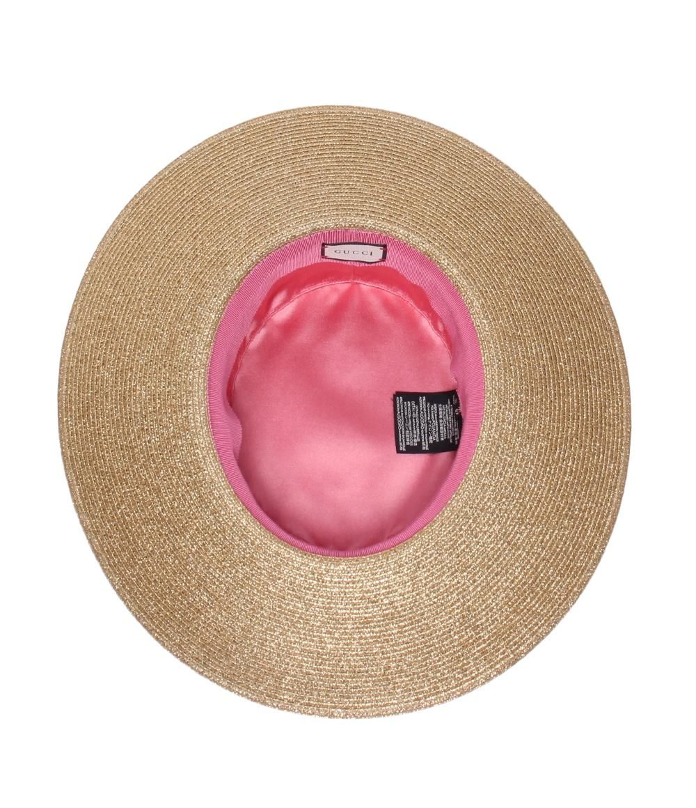 GUCCI ラメ ファブリック パピエ ハット　新品　正規品 GUCCI グッチ ハット ラメ ファブリック パピエハット 454667