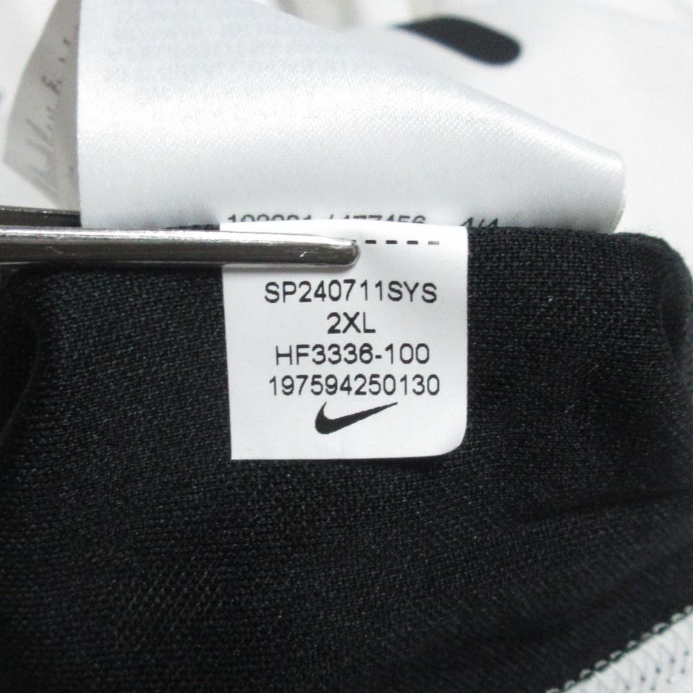 NIKE - 美品 NIKE ナイキ製 日本未発売 ドイツ ブンデスリーガ フランクフルト 24-25年 公式 ホーム ユニフォーム サッカーシャツ XXL ホワイト メンズ 古着 中古 USED 美品 NIKE ナイキ製 日本未発売 ドイツ ブンデスリーガ