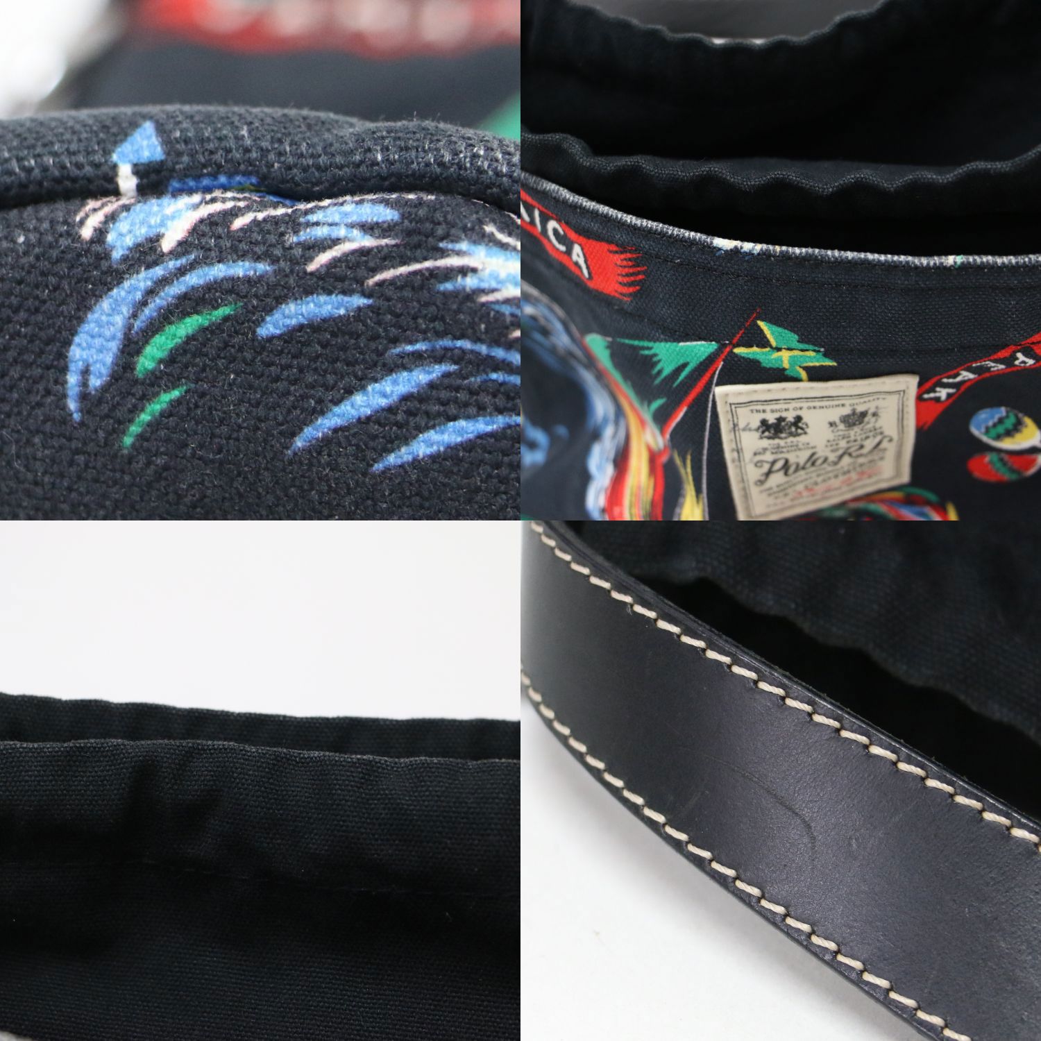 POLO Ralph Lauren ポロ ラルフローレン バッグ ブラック系 サイズ