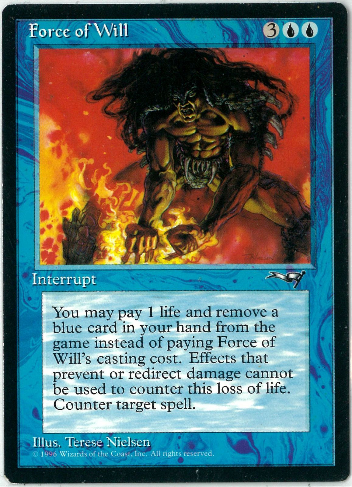 【MTG】意志の力 Force of Will AL アライアンス　英 意志の力 (Force of Will) · Eternal Masters (EMA) #49