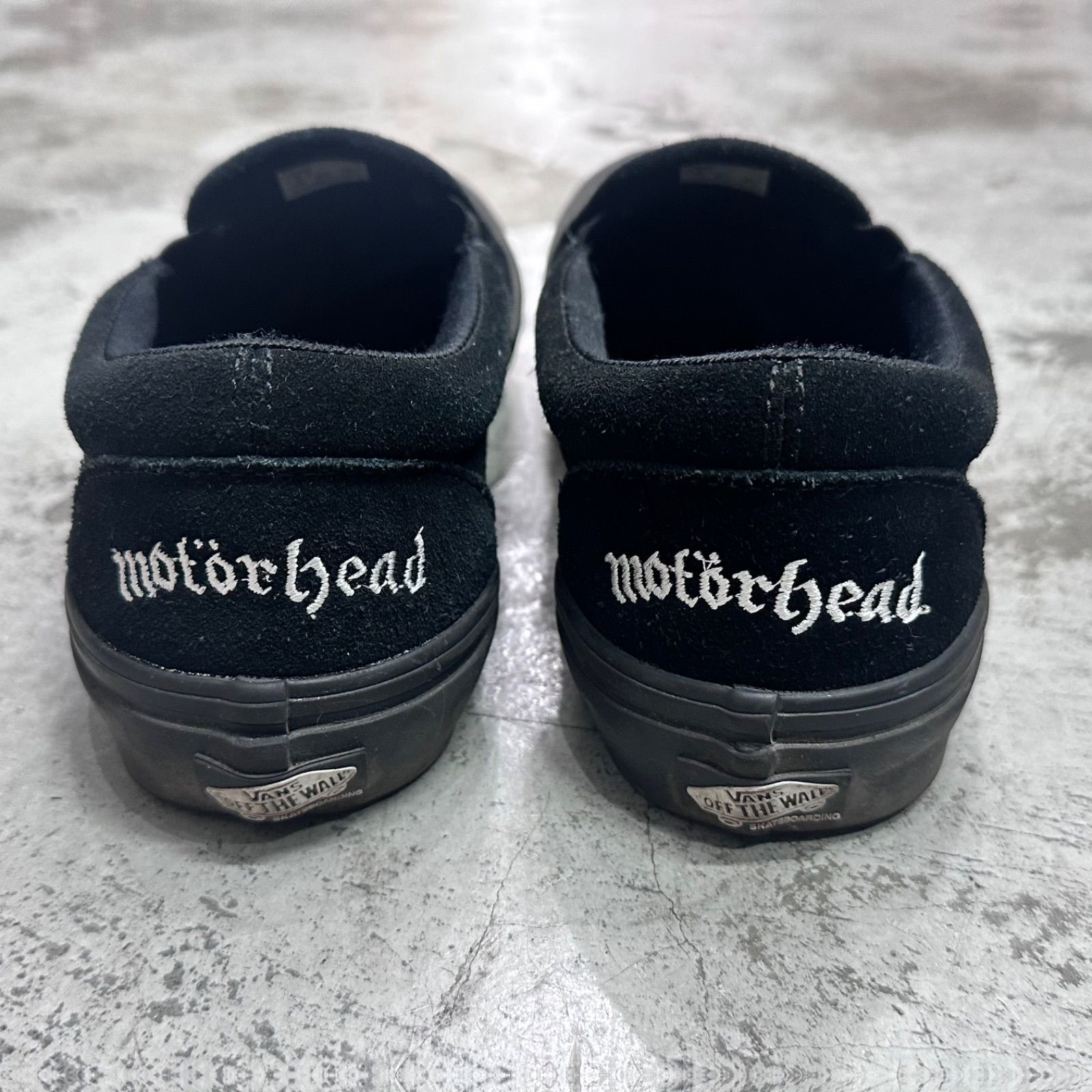 VANS × MOTORHEAD Skate Slip-On スエードスリッポン ローカット