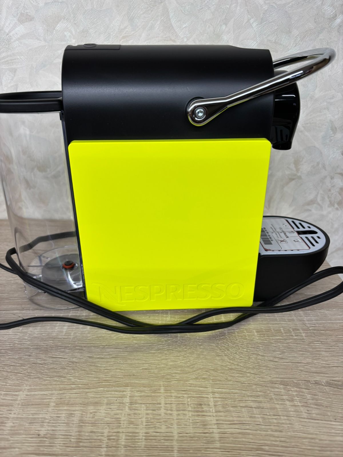 新作激安通販中!  ♥箱キズ C60-BY カプセル式コーヒーメーカー Pixie Clips ピクシークリップ ブラック-レモンイエロー