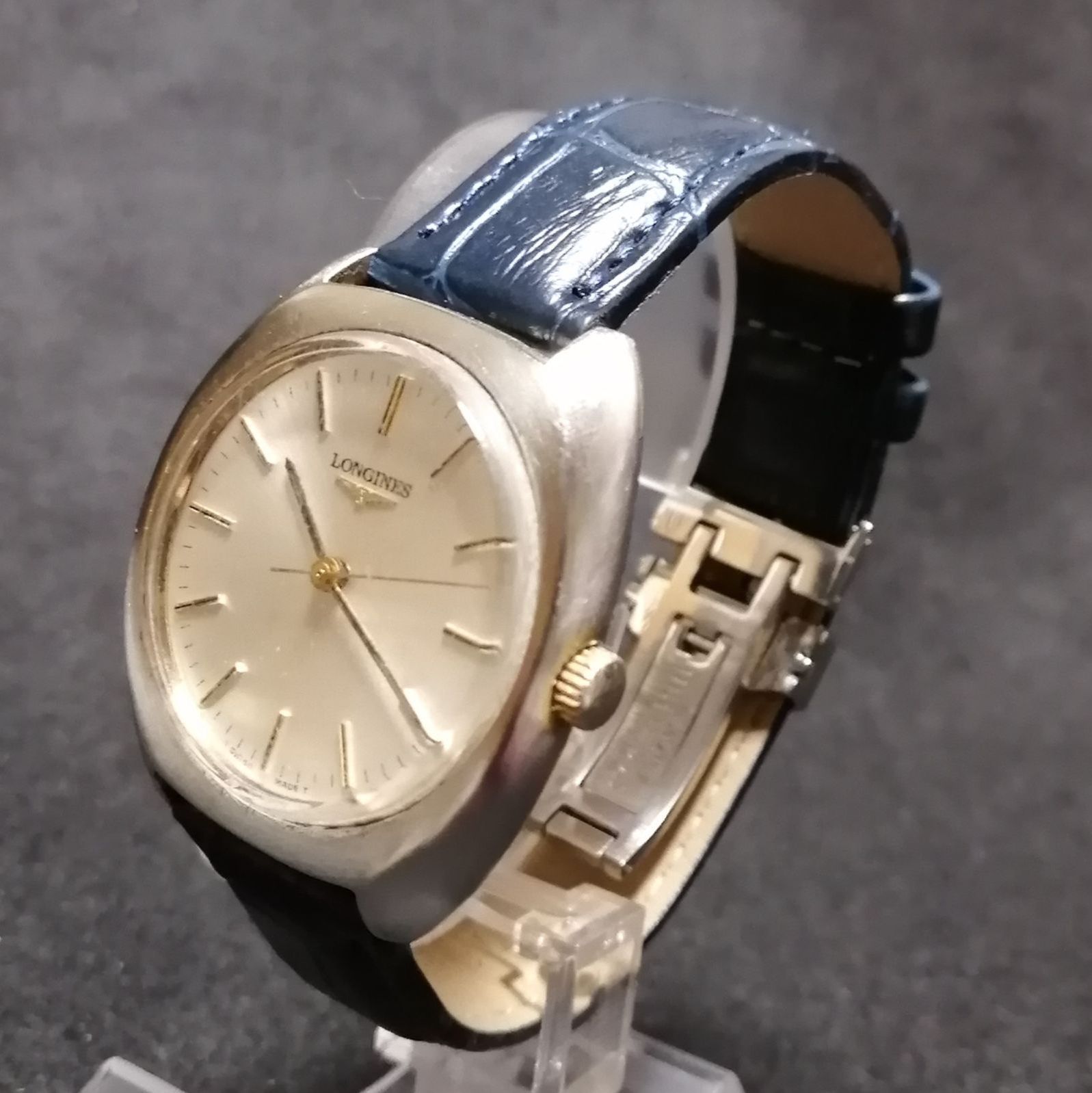 ブランド腕時計ロンジン★LONGINES♦美品♪Qz♥稼働良好●メンズ腕時計■アンティーク