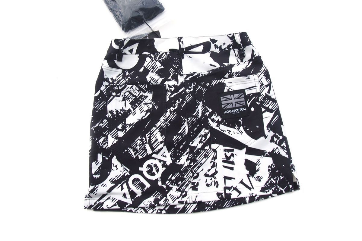 |♥|アクアスキュータム|Aquascutum|ロンドングラフィックプリントスカート |レディースゴルフウェア|8