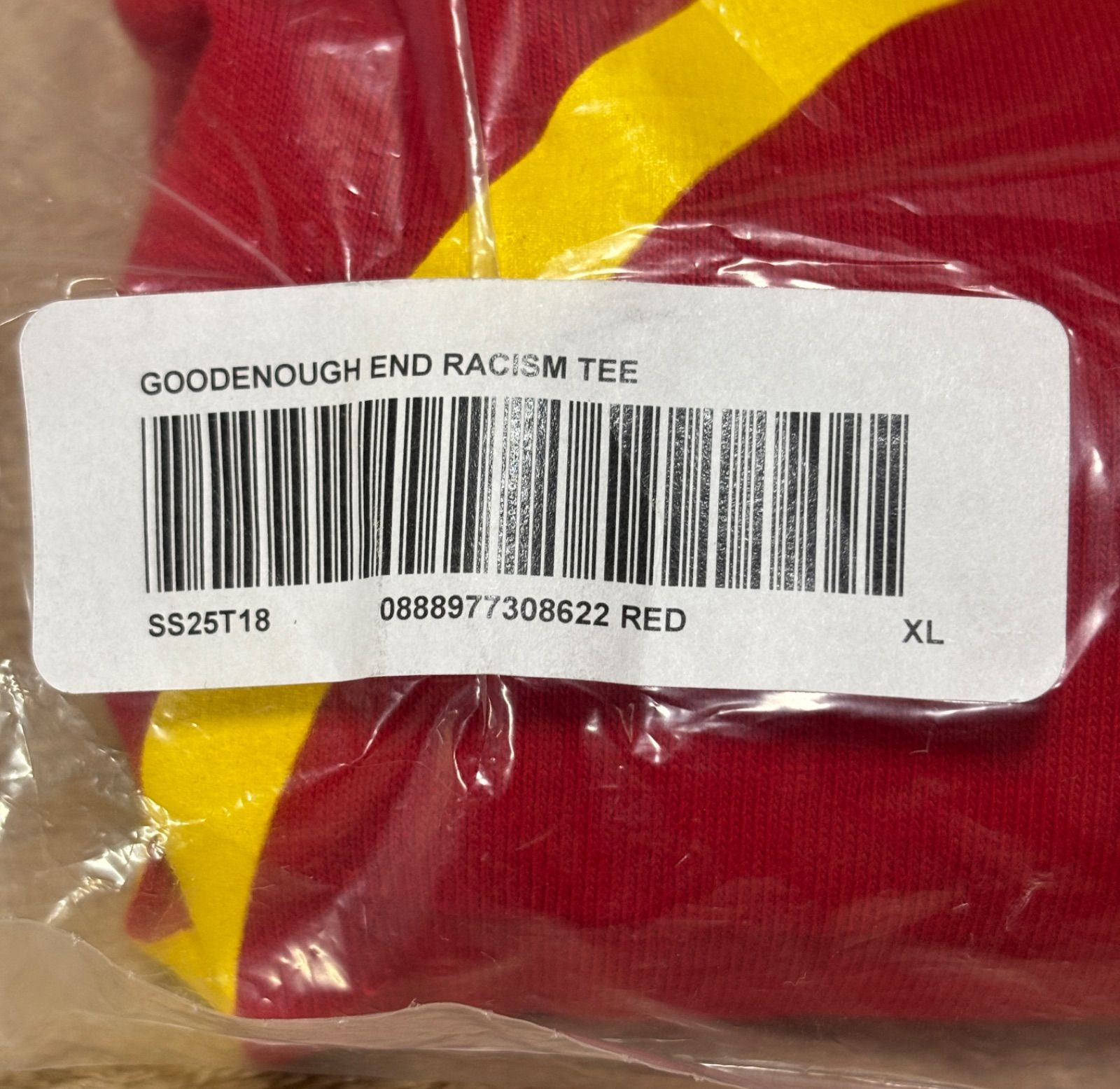 希少サイズ‼️Supreme x GOODENOUGH End Racism Tee 