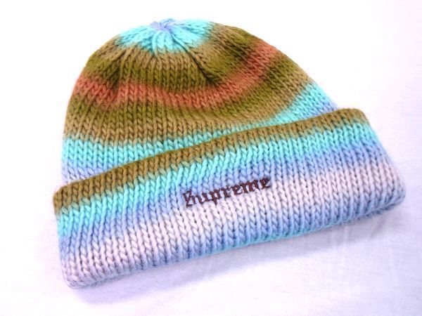 □新品□未使用□ Supreme シュプリーム オンブレ ストライプ ビーニー