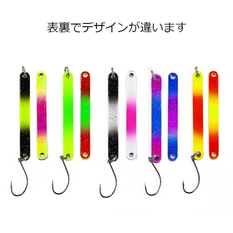 SHOPS】トラウト スティックルアー 5種 2.5g 渓流 管理釣り場