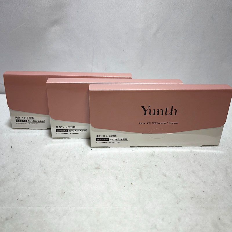 新品未開封 Yunth 生ビタミンC美白美容液 薬用ホワイトニングエッセンスPVC a  1ml×28包 3箱セット CR6-09-3-02