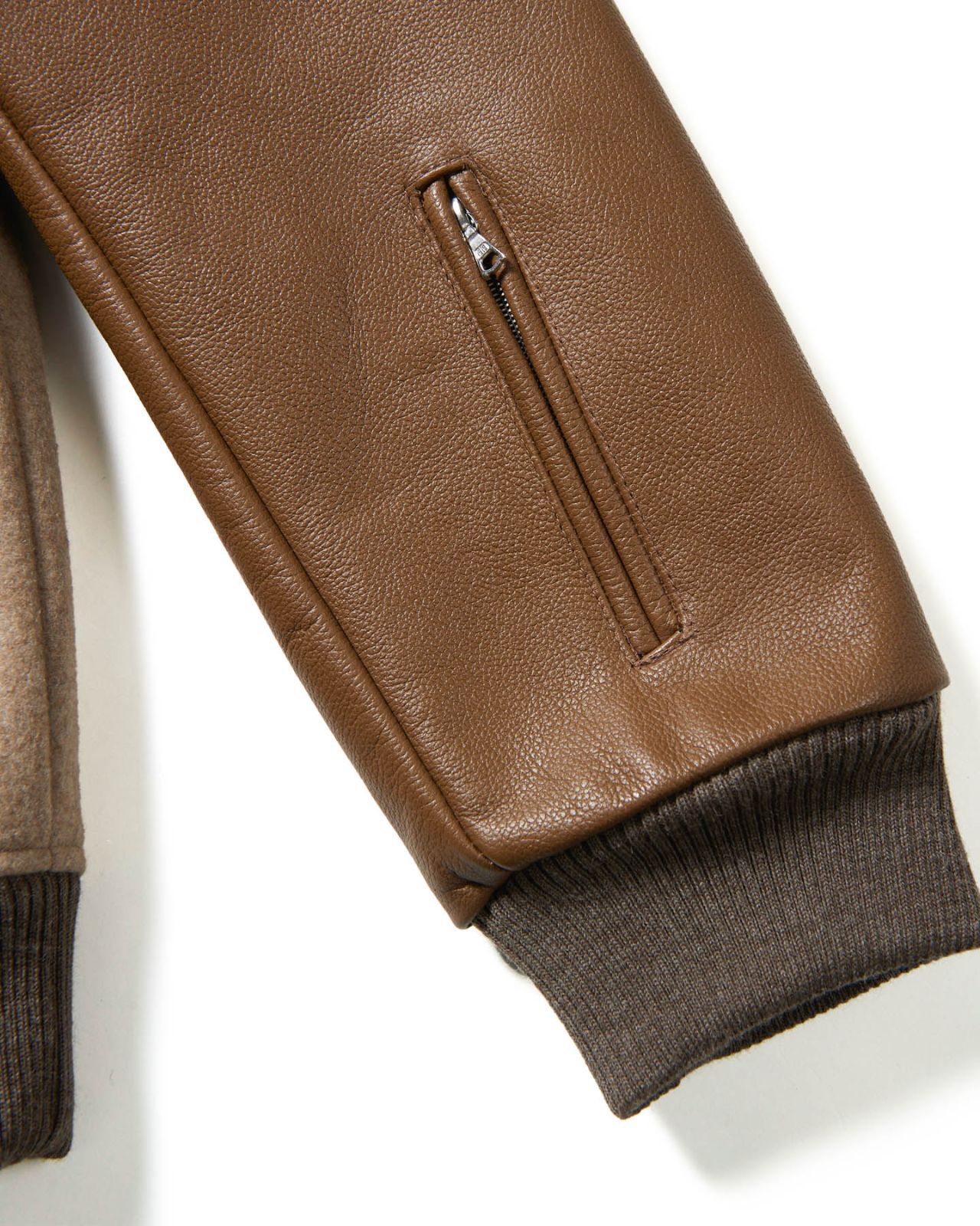 SOPHNET.LEATHER SLEEVE VARSITY JACKET ジャケット SOPH-242009 