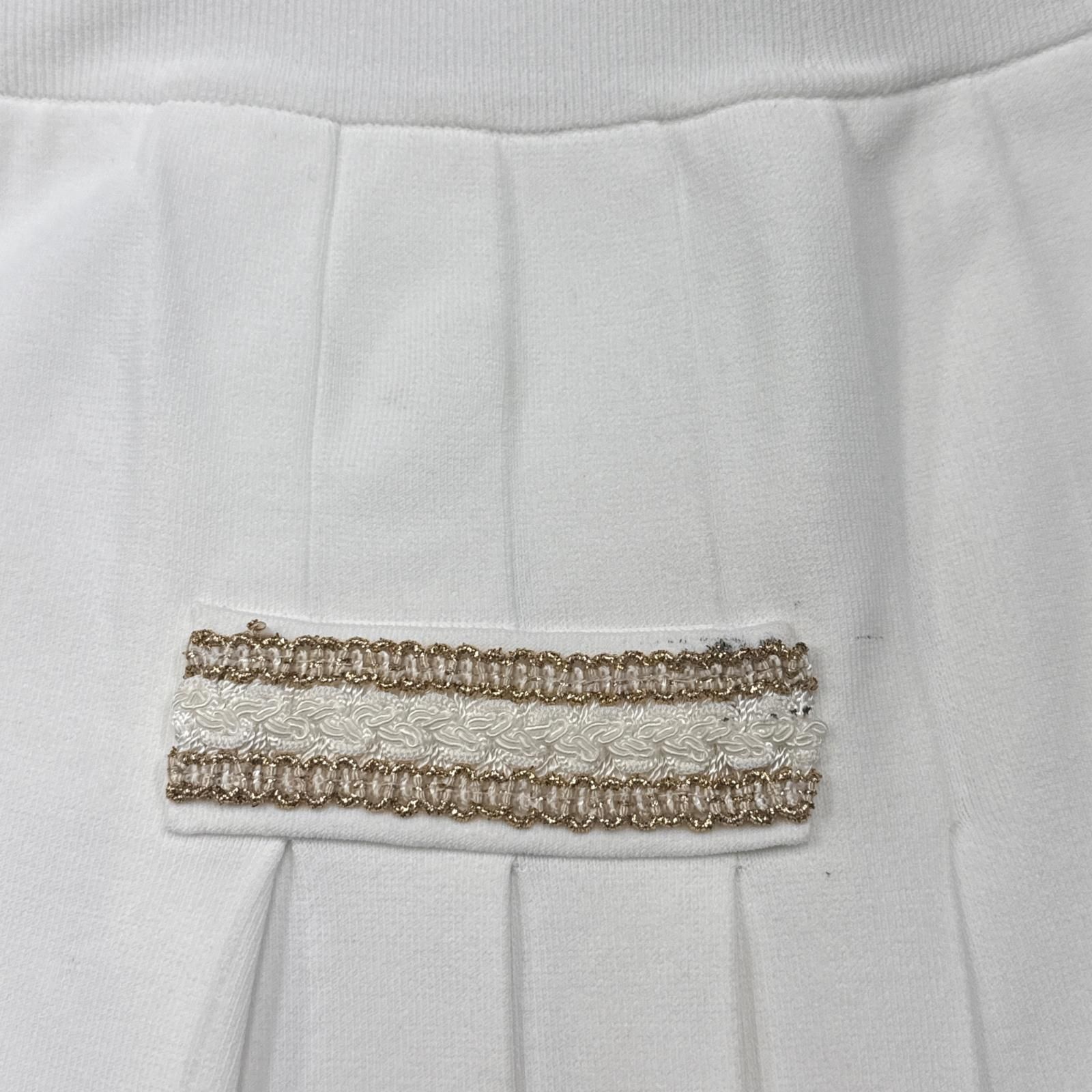 【新品未使用】セントアンドリュース StANDREWS スカート　ホワイト オーナメントジャガードスカート (WOMENS) | St ANDREWS（セント