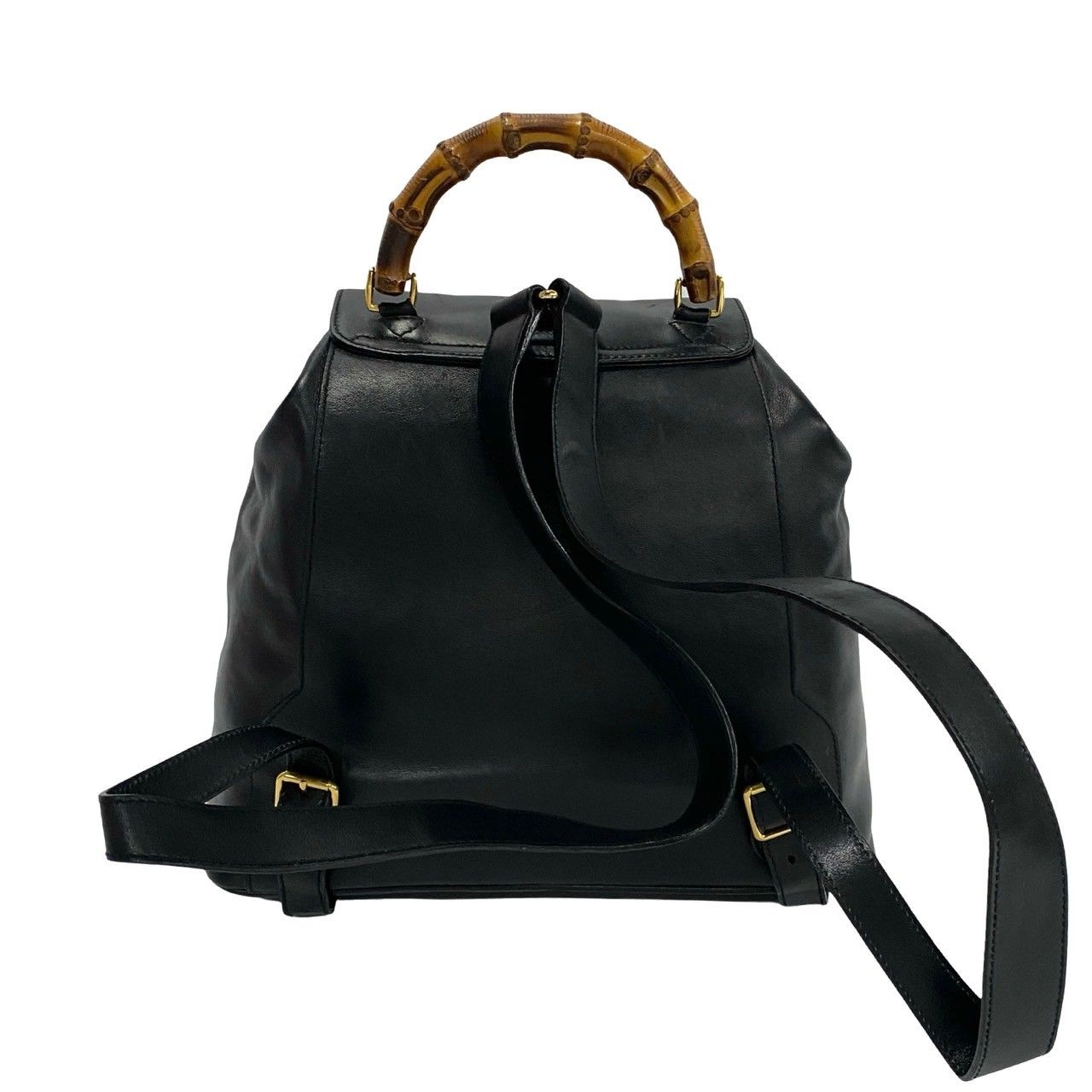 極 美品 GUCCI グッチ オールドグッチ ヴィンテージ バンブー レザー