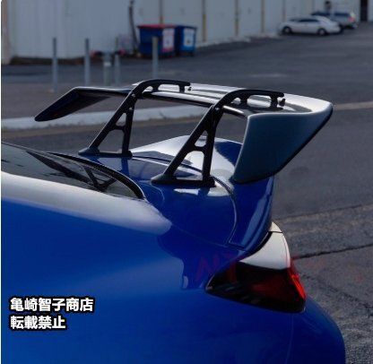 GR86（ZN8）／BRZ（ZD8）STIスタイル ドライカーボン製 GTウイング（ガチョウネック型）LFY04本日限定