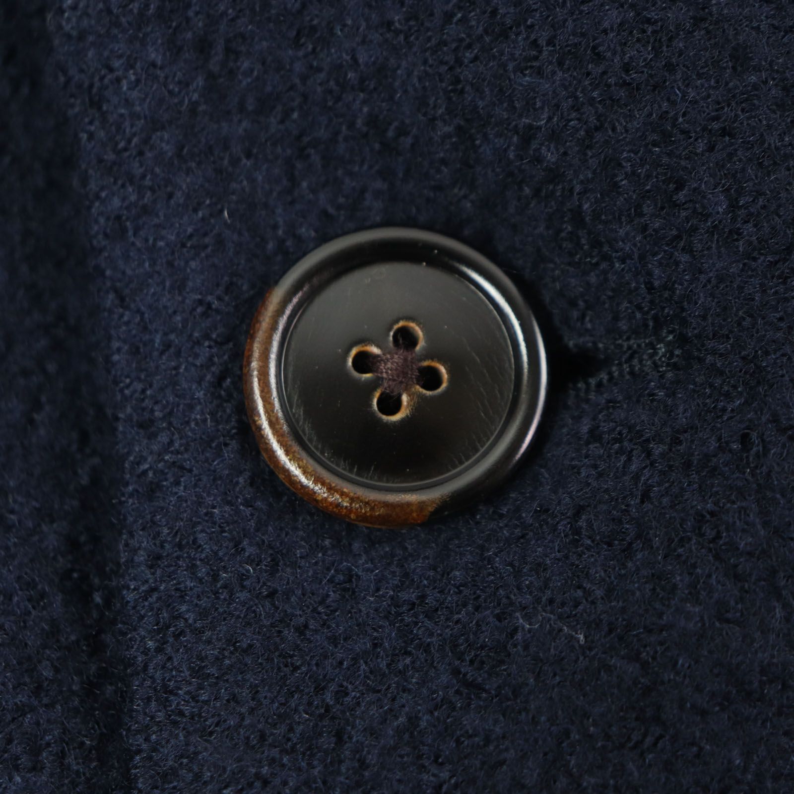 極美品▽LARDINI ラルディーニ ウール100% シングル チェスターコート