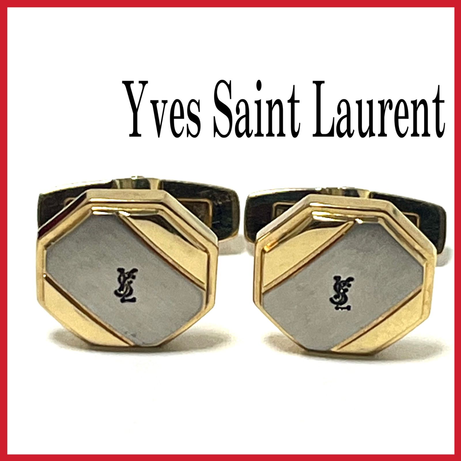 美品 Yves Saint Laurent イヴサンローラン カフスボタン カフリンクス