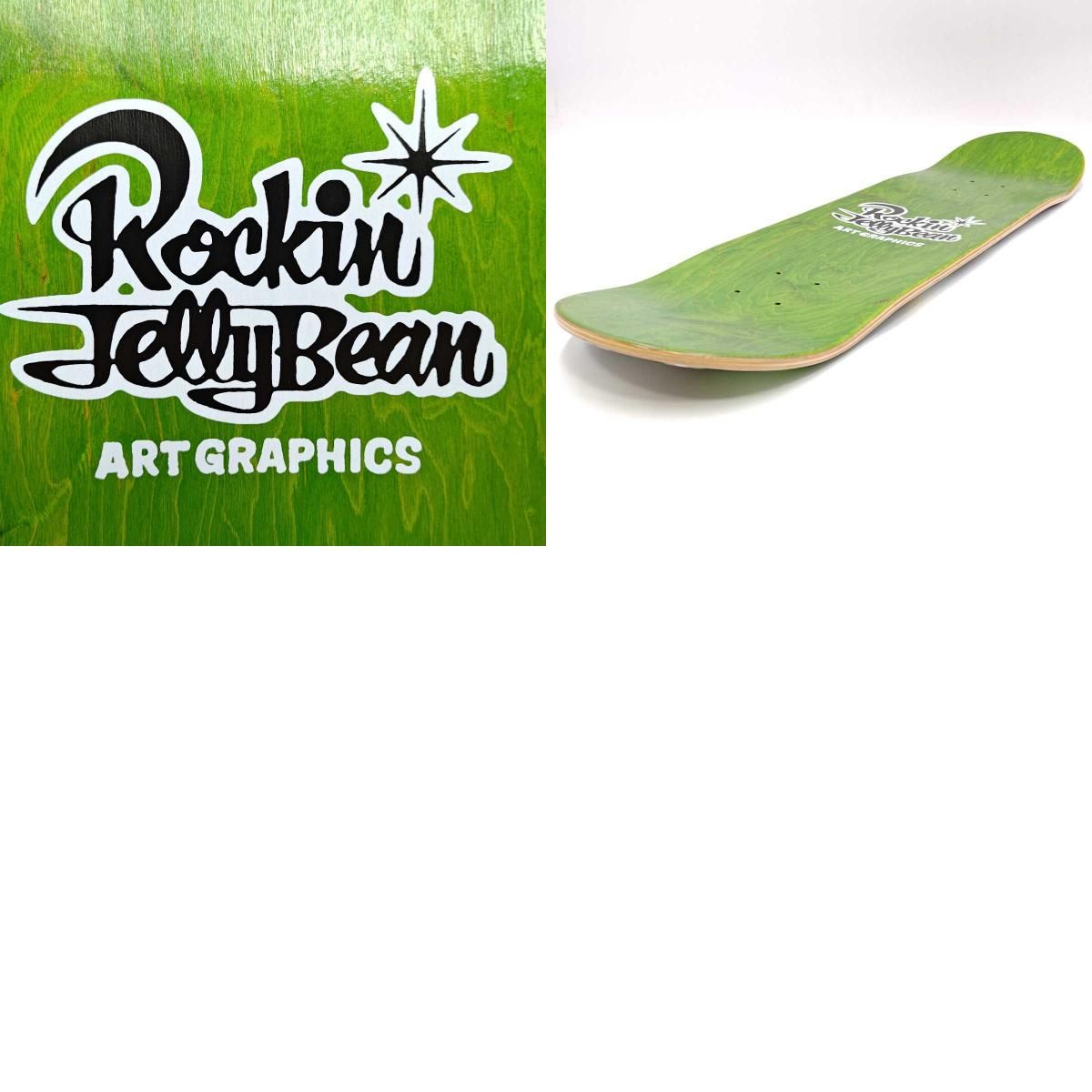ロッキンジェリービーン×デビルマン　スケートボードデッキ　グリーン ロッキンジェリービーン Rockin'Jelly Bean SIRENE シレーヌ