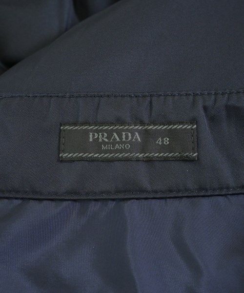 値下げ不可　プラダロゴ トラウザー ネイビーM PRADA（プラダ）スラックス 紺 サイズ:46(M位) メンズ