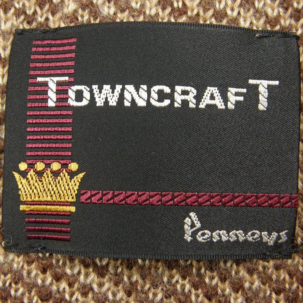 新品】 TOWNCRAFT ／ タウンクラフト ジャガード シャギーニット 