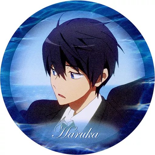 Free!　遙　コースター 中古】コースター(キャラクター) 七瀬遙(口開け) 「Free! コレクション