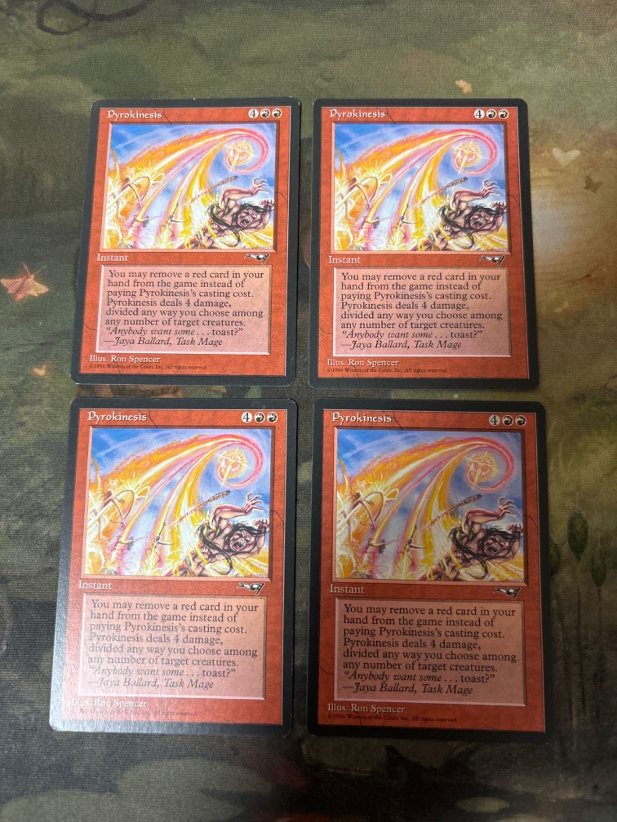 MtG 紅蓮破 ICE英 サインド 4枚 紅蓮破/Pyroblast》[ICE] 赤C | 日本