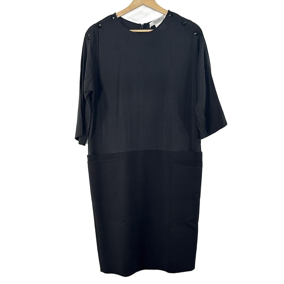 【送料込】Max Mara_ひざ丈ワンピース 関税込/今だけSALE】MAX MARA STUDIO◇ひざ丈ワンピース