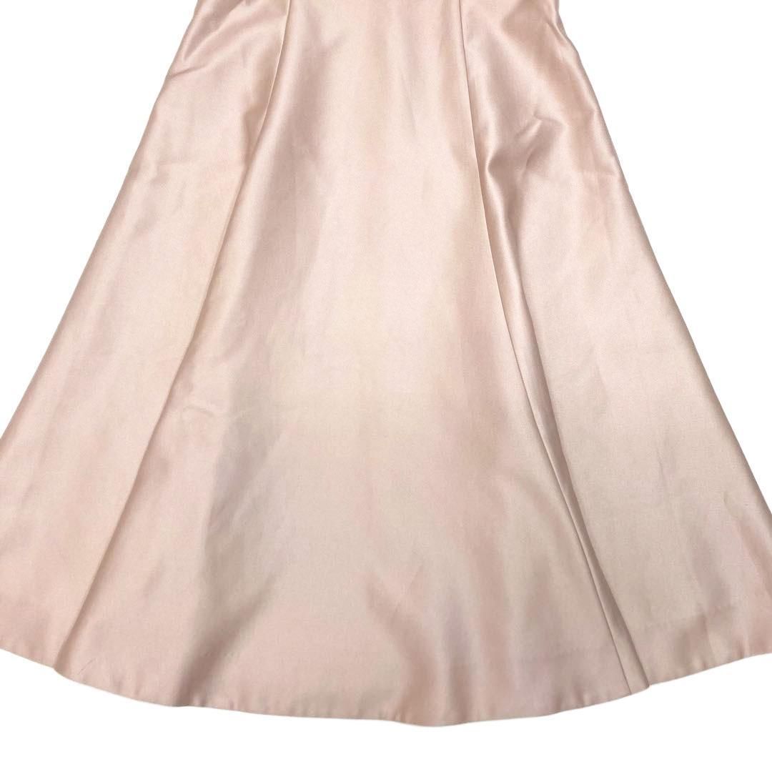 ERUKEI エルケイ ケープデザイン ミディアムワンピースドレス ピンク GINZA COUTURE / 銀座クチュール】ケープデザイン ミディアム