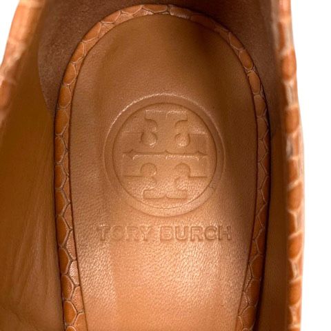 【美品】TORY BURCH トリーバーチ オープントゥ ウェッジソールパンプス トリーバーチ TORY BURCH パンプス ウェッジソール オープントゥ
