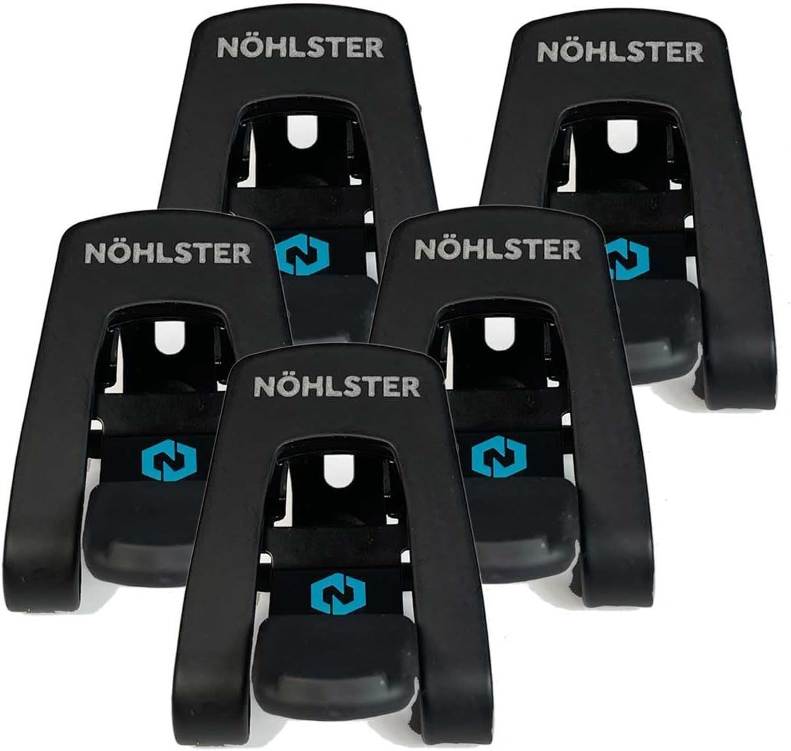 ドリルホルスター 5個セット 工具クリップ NÖHLSTER ビットホルダー付き ベルト装着 電動ドライバー インパクト対応 本場アメリカ仕様