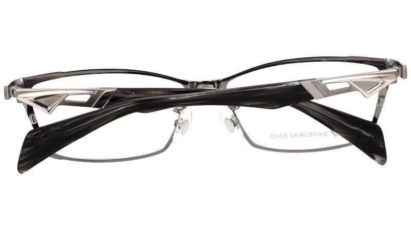 サムライ翔 メガネ フレーム SS-T104 #3 グレー シルバー SAMURAI SHO