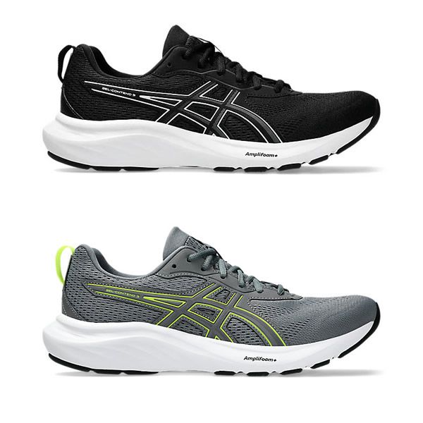 アシックス asics 1011B882 GEL-CONTEND 9　 EXTRA WIDE グレー/イエロー 25.0cm