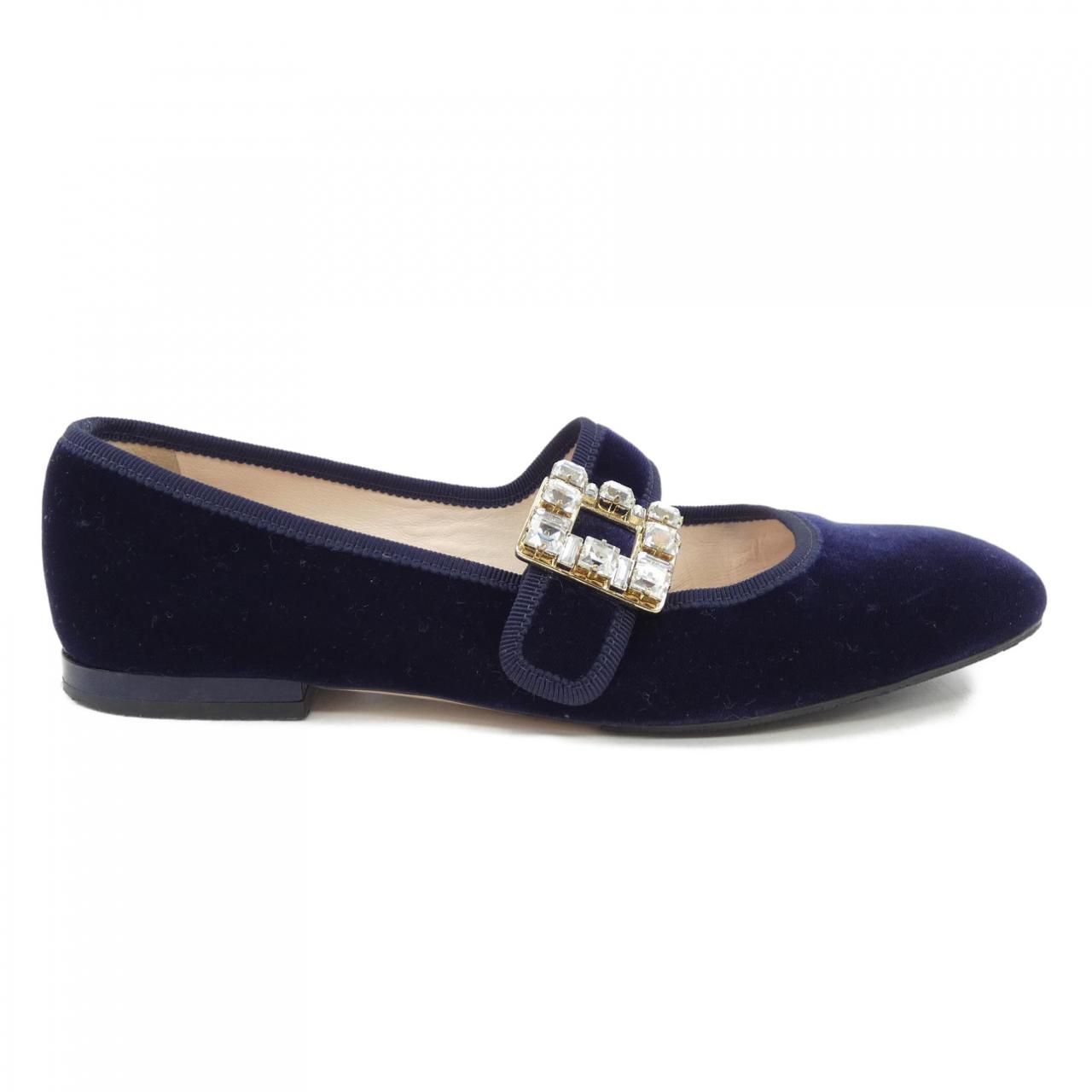ロジェヴィヴィエ ROGER VIVIER トレ ヴィヴィエ ストラスバックル フラットシューズ
