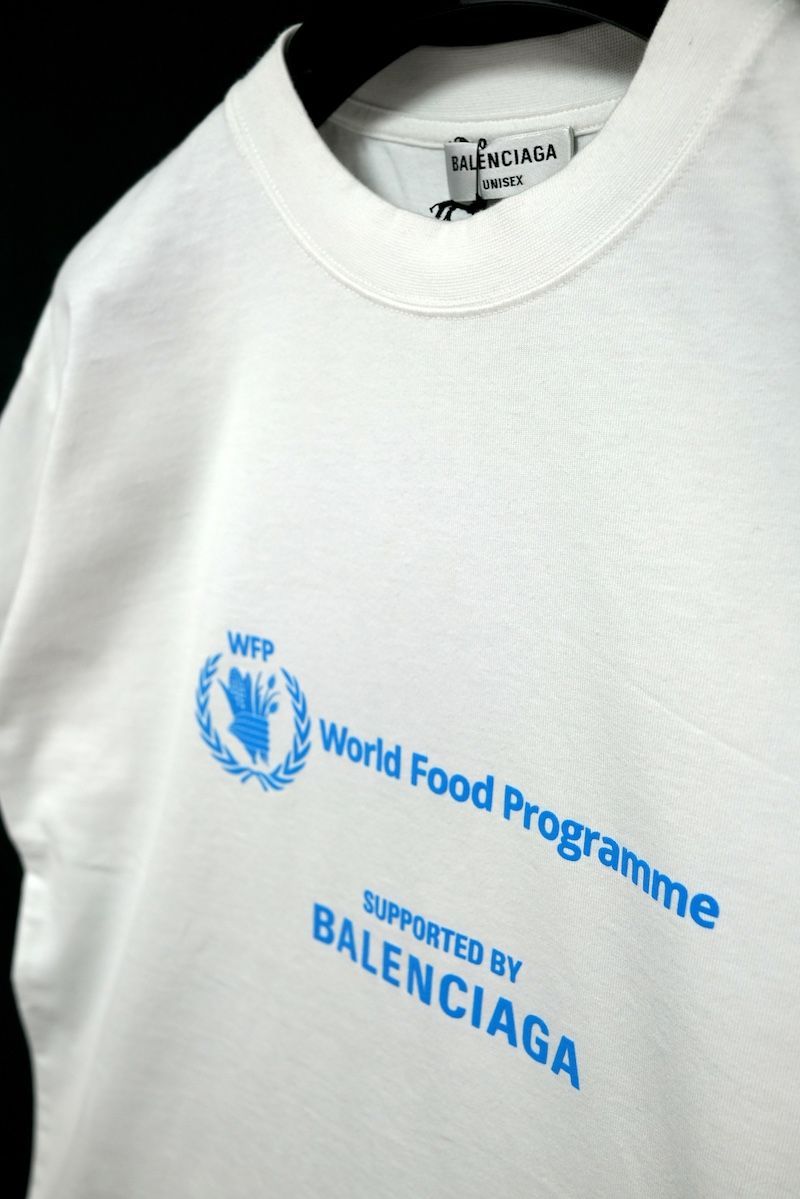 2020AW BALENCIAGA バレンシアガ WFP World Food Programme ロゴ