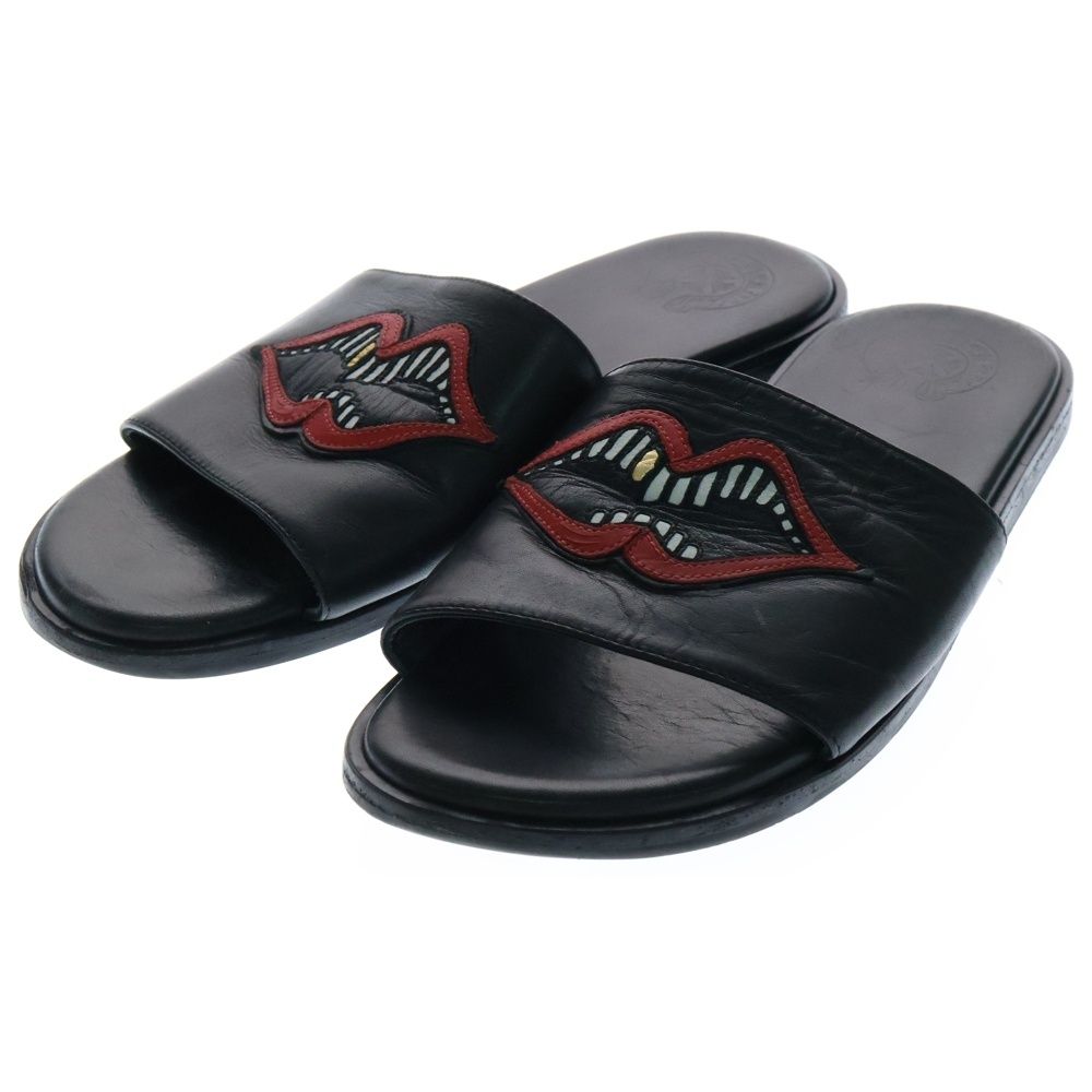 クロムハーツ　CHROME HEARTS サンダル CHROME HEARTS クロムハーツ サンダル CH SLIDE LEATHER サイズ