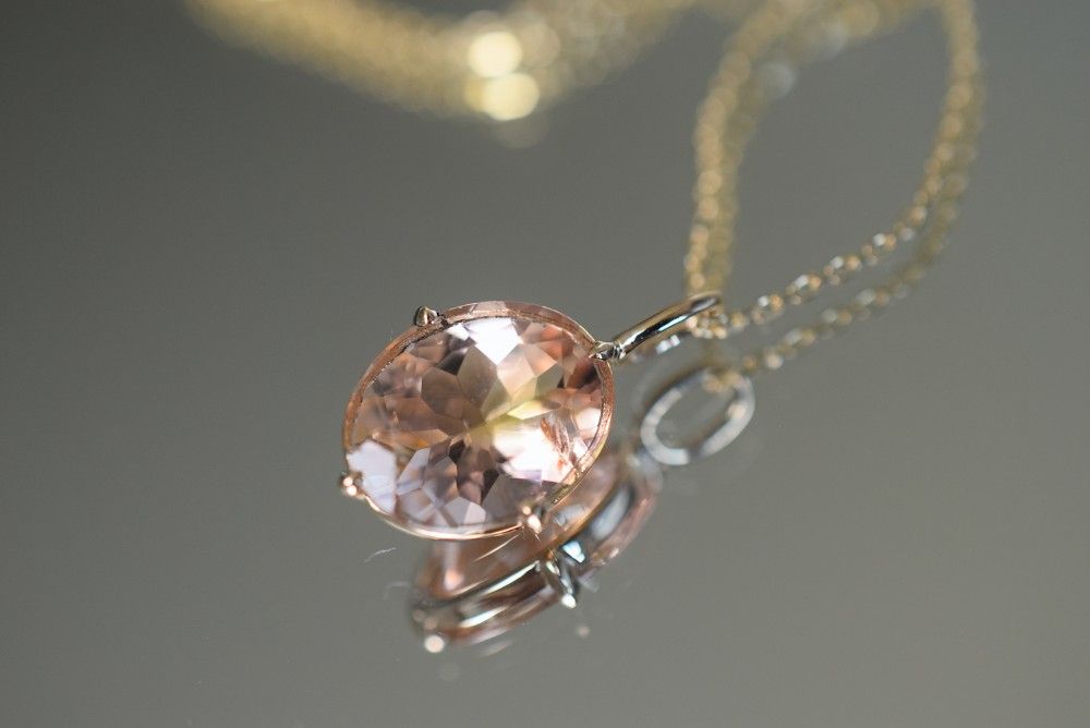 k9-13 k9金 2.215ct 天然 トルマリン バイカラー 甘石粉 薄ゴールド 