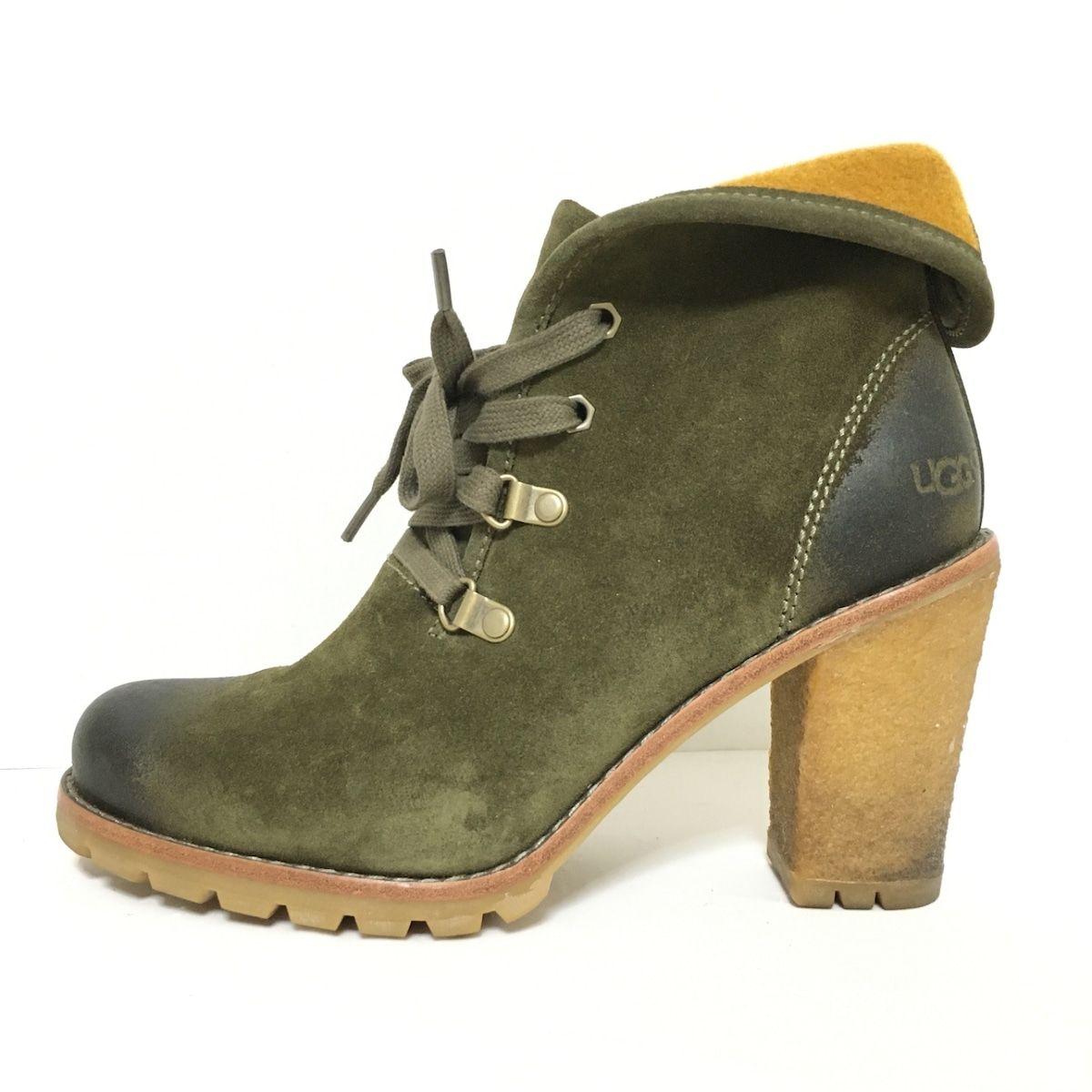 UGG(アグ) ショートブーツ 23.5 レディース - 1002166 ダークグリーン  