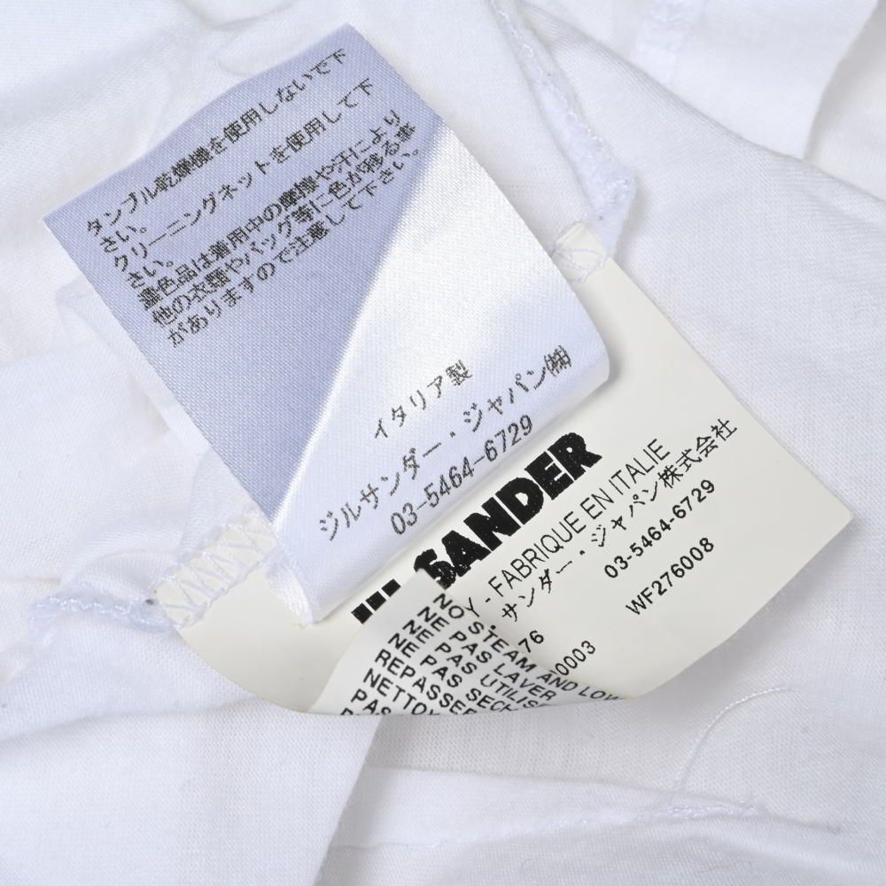 JIL SANDER コットン レーヨン クルーネック Tシャツ - メルカリ
