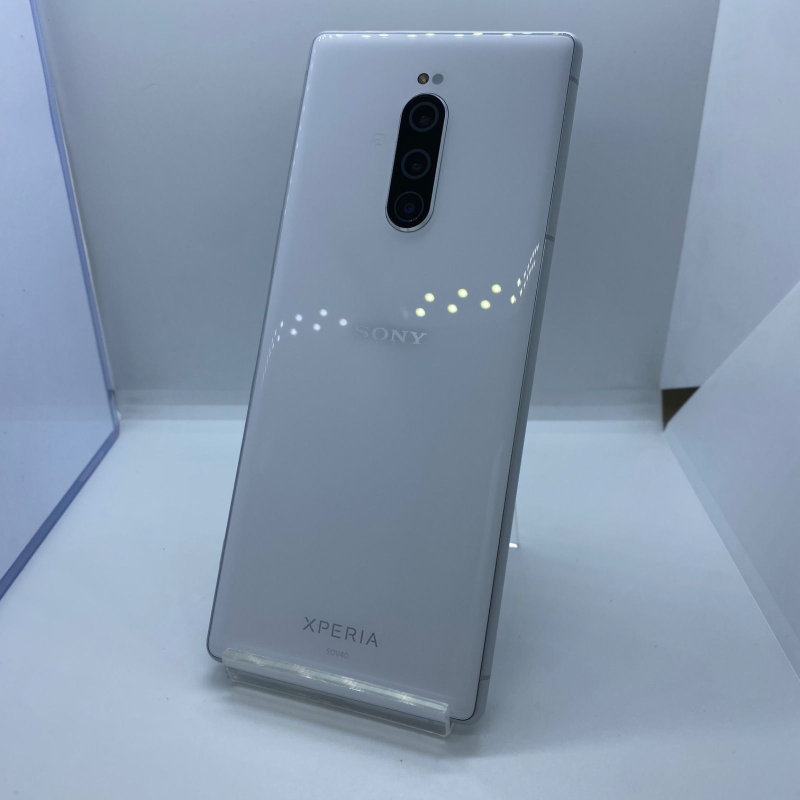 Xperia SOV40　中古箱無し♪ ムスビー｜SOV40 Xperia 1 グレー 白ロム SIMロック解除済み
