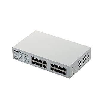 【中古-非常に良い】 エレコム スイッチングハブ ギガビット 16ポート マグネット付き 電源内蔵 金属筺体 EHC-G16MN-HJW